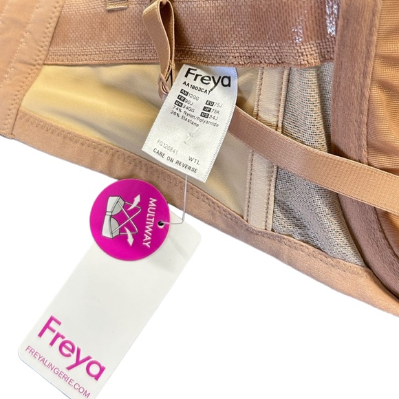 FREYA IDOL ALLURE full figure 34J convertible underwire strapless multiway bra - Picture 12 of 12